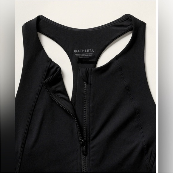 NWT! Athleta Black Riptide Tankini Top - Size Medium 💙 - Picture 5 of 9